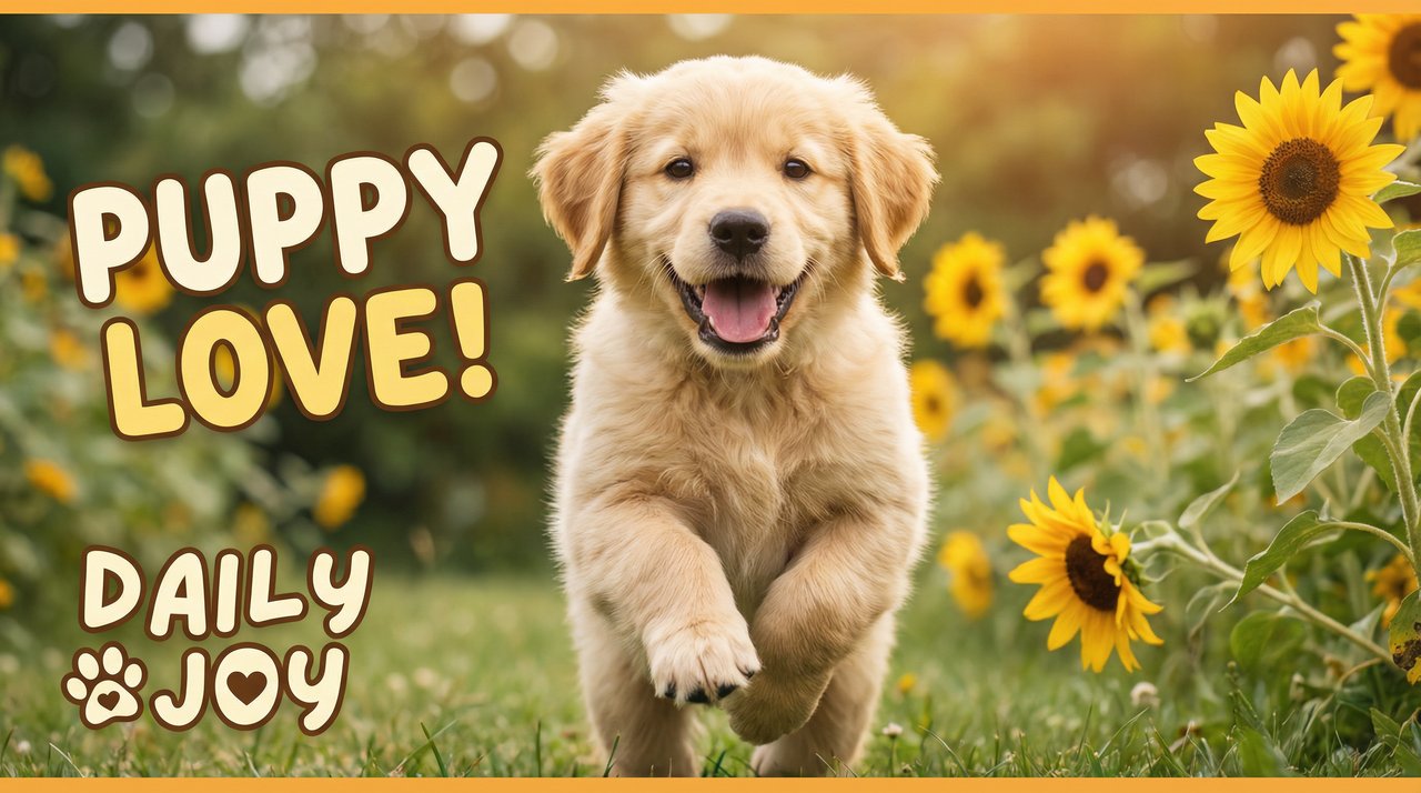 蘑菇视频 - 萌宠生活视频：可爱金毛的日常治愈时光